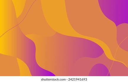 Abstract wavy background with gradient color for wallpaper, web, banner, and others