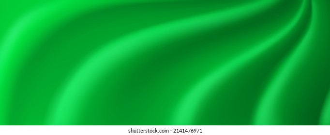Abstrakter, gewellter Hintergrund auf grünem Hintergrund
