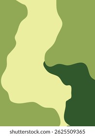 abstract wavy background with green colors