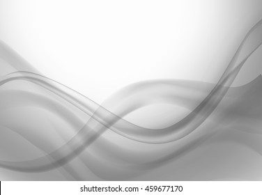 Abstract wavy background grey
