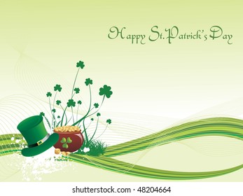 abstract wavy background with grungy hat, earthenware