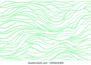 Abstract wavy background. Hand drawn waves. Stripe texture with many lines. Waved pattern. Colored illustration for banners, flyers or posters