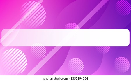 Abstract Wavy Background with Lines, Circle. For Creative Templates, Cards, Color Covers Set. Vector Illustration with Color Gradient