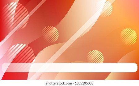 Abstract Wavy Background with Lines, Circle. For Creative Templates, Cards, Color Covers Set. Vector Illustration with Color Gradient