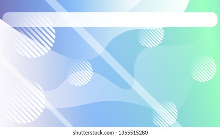 Abstract Wavy Background with Lines, Circle.. For Your Design Wallpaper, Presentation, Banner, Flyer, Cover Page, Landing Page. Vector Illustration with Color Gradient