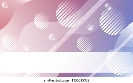 Abstract Wavy Background with Lines, Circle.. For Your Design Wallpaper, Presentation, Banner, Flyer, Cover Page, Landing Page. Vector Illustration with Color Gradient