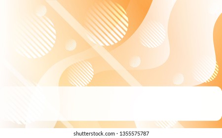 Abstract Wavy Background with Lines, Circle.. For Your Design Wallpaper, Presentation, Banner, Flyer, Cover Page, Landing Page. Vector Illustration with Color Gradient
