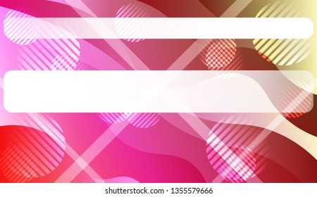 Abstract Wavy Background with Lines, Circle.. For Your Design Wallpaper, Presentation, Banner, Flyer, Cover Page, Landing Page. Vector Illustration with Color Gradient
