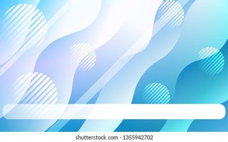 Abstract Wavy Background with Lines, Circle. For Creative Templates, Cards, Color Covers Set. Vector Illustration with Color Gradient