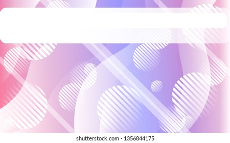 Abstract Wavy Background with Lines, Circle. For Creative Templates, Cards, Color Covers Set. Vector Illustration with Color Gradient