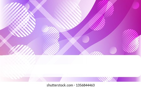 Abstract Wavy Background with Lines, Circle. For Creative Templates, Cards, Color Covers Set. Vector Illustration with Color Gradient