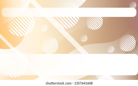 Abstract Wavy Background with Lines, Circle.. For Your Design Wallpaper, Presentation, Banner, Flyer, Cover Page, Landing Page. Vector Illustration with Color Gradient