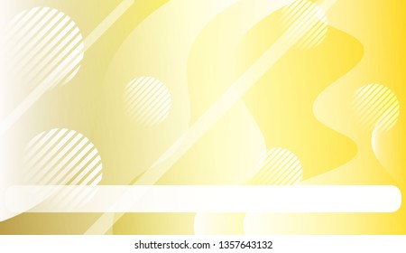 Abstract Wavy Background with Lines, Circle.. For Your Design Wallpaper, Presentation, Banner, Flyer, Cover Page, Landing Page. Vector Illustration with Color Gradient