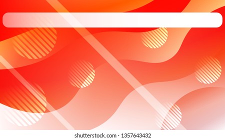 Abstract Wavy Background with Lines, Circle.. For Your Design Wallpaper, Presentation, Banner, Flyer, Cover Page, Landing Page. Vector Illustration with Color Gradient