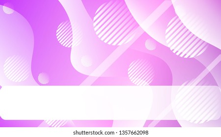 Abstract Wavy Background with Lines, Circle.. For Your Design Wallpaper, Presentation, Banner, Flyer, Cover Page, Landing Page. Vector Illustration with Color Gradient