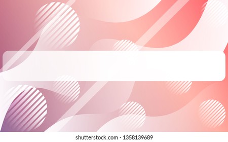 Abstract Wavy Background with Lines, Circle.. For Your Design Wallpaper, Presentation, Banner, Flyer, Cover Page, Landing Page. Vector Illustration with Color Gradient