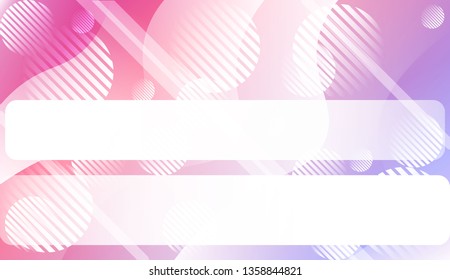 Abstract Wavy Background with Lines, Circle. For Creative Templates, Cards, Color Covers Set. Vector Illustration with Color Gradient