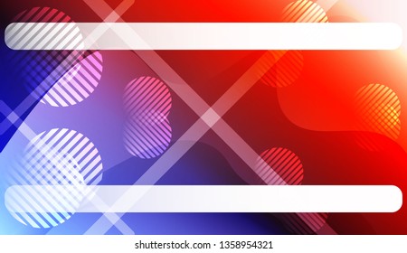 Abstract Wavy Background with Lines, Circle.. For Your Design Wallpaper, Presentation, Banner, Flyer, Cover Page, Landing Page. Vector Illustration with Color Gradient
