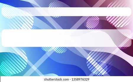 Abstract Wavy Background with Lines, Circle.. For Your Design Wallpaper, Presentation, Banner, Flyer, Cover Page, Landing Page. Vector Illustration with Color Gradient