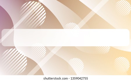 Abstract Wavy Background with Lines, Circle.. For Your Design Wallpaper, Presentation, Banner, Flyer, Cover Page, Landing Page. Vector Illustration with Color Gradient