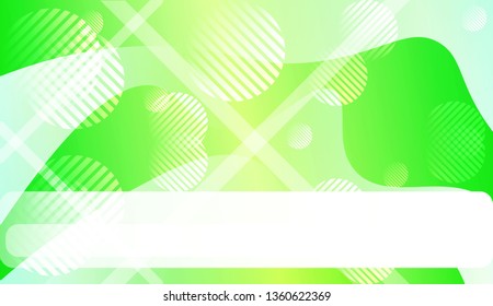 Abstract Wavy Background with Lines, Circle.. For Your Design Wallpaper, Presentation, Banner, Flyer, Cover Page, Landing Page. Vector Illustration with Color Gradient