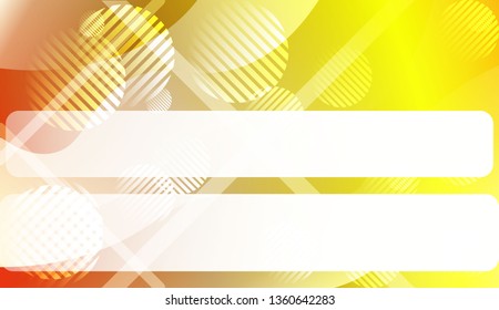 Abstract Wavy Background with Lines, Circle. For Business Presentation Wallpaper, Flyer, Cover. Vector Illustration with Color Gradient