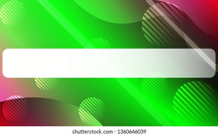 Abstract Wavy Background with Lines, Circle. For Business Presentation Wallpaper, Flyer, Cover. Vector Illustration with Color Gradient