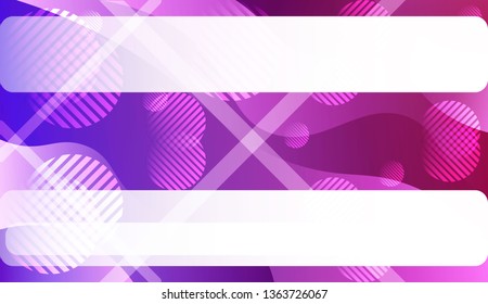 Abstract Wavy Background with Lines, Circle. For Creative Templates, Cards, Color Covers Set. Vector Illustration with Color Gradient