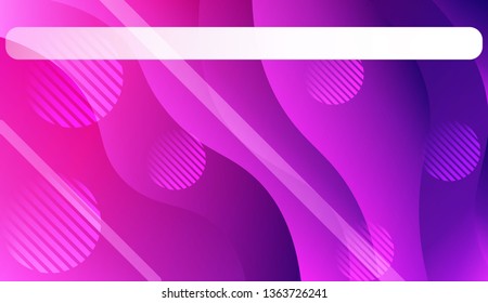 Abstract Wavy Background with Lines, Circle. For Creative Templates, Cards, Color Covers Set. Vector Illustration with Color Gradient