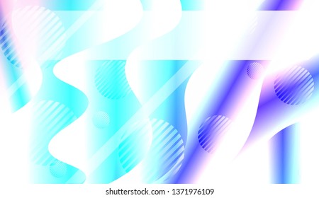 Abstract Wavy Background with Lines, Circle. For Creative Templates, Cards, Color Covers Set. Vector Illustration with Color Gradient