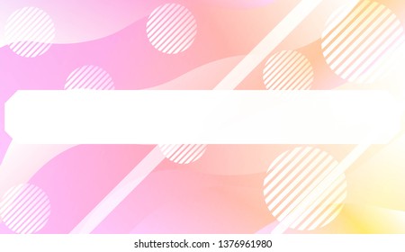 Abstract Wavy Background with Lines, Circle. For Creative Templates, Cards, Color Covers Set. Vector Illustration with Color Gradient
