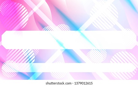 Abstract Wavy Background with Lines, Circle. For Creative Templates, Cards, Color Covers Set. Vector Illustration with Color Gradient