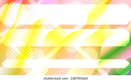 Abstract Wavy Background with Lines, Circle. For Creative Templates, Cards, Color Covers Set. Vector Illustration with Color Gradient