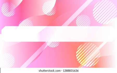 Abstract Wavy Background with Lines, Circle. For Creative Templates, Cards, Color Covers Set. Vector Illustration with Color Gradient