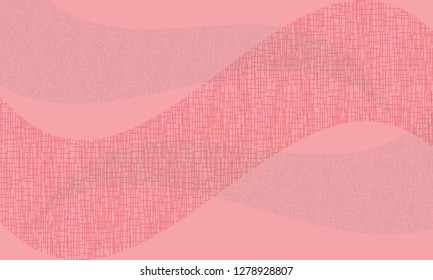abstract wavy background. Wavy lines on a gray dot background - Vector