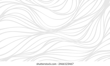 Abstract wavy background. Abstract Wavy Lines Background. wave outline background. White abstract waves. abstract line art wavy flowing dynamic.