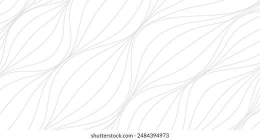 Abstract wavy background. Abstract Wavy Lines Background. wave outline background. White abstract waves. abstract line art wavy flowing dynamic.	