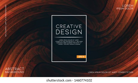 abstract wavy background marble textured. minimal geometric wallpaper with dynamic liquid shapes composition. vector illustration.
