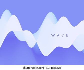 Abstract wavy background with modern gradient colors. Trendy liquid design. Modern pattern. Vector illustration for banners, flyers and presentation.