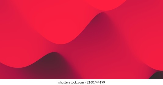 Abstract wavy background with modern gradient colors. Trendy liquid design. Motion sound wave. Vector illustration for banners, flyers and presentation.