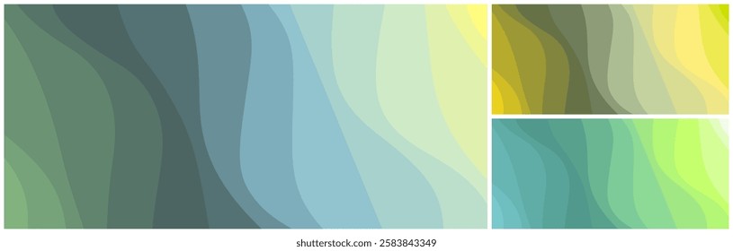 Abstract wavy background with modern gradient colours and texture effect. Vector illustration for brochure, poster, presentation, cover, screen, flyer or banner.