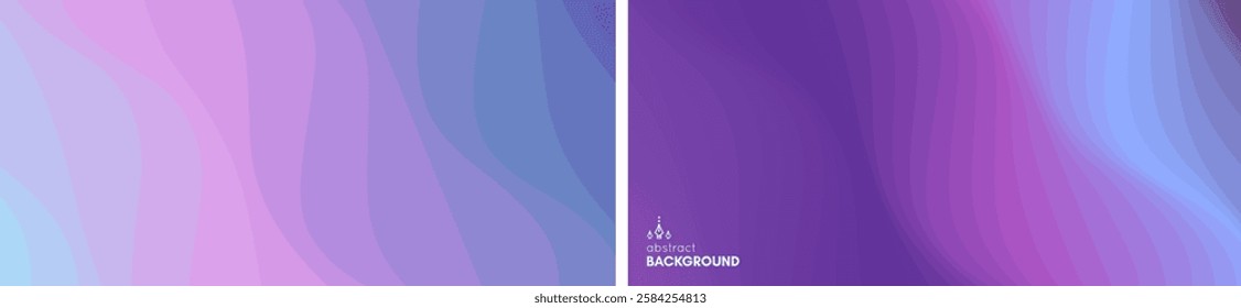 Abstract wavy background with modern gradient colours and texture effect. Vector illustration for brochure, poster, presentation, cover, screen, flyer or banner.