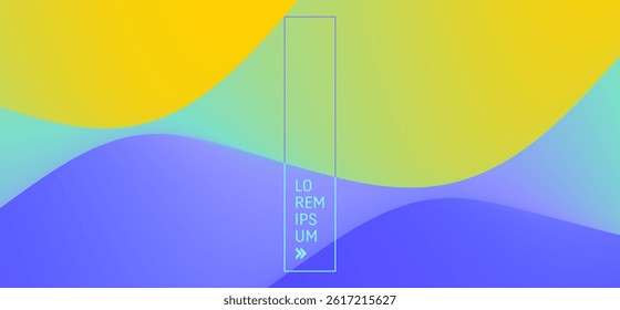 Abstract wavy background with modern gradient colours and texture effect. Vector illustration for brochure, poster, presentation, cover, screen, flyer or banner.