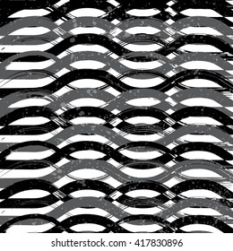 Abstract wavy background on white background vector illustration. Abstract brush stroke pattern