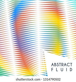 Abstract wavy background, optical art, opart striped. Vector waves, geometry line stripes