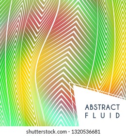 Abstract wavy background, optical art, opart striped. Vector waves, geometry line stripes