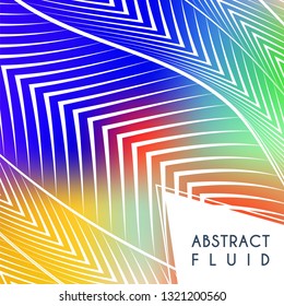 Abstract wavy background, optical art, opart striped. Vector waves, geometry line stripes