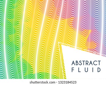 Abstract wavy background, optical art, opart striped. Vector waves, geometry line stripes