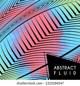 Abstract wavy background, optical art, opart striped. Vector waves, geometry line stripes
