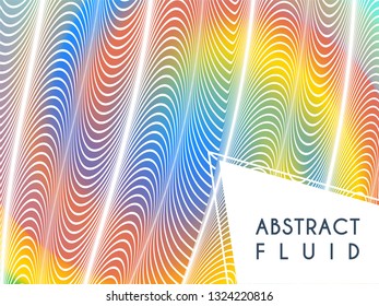 Abstract wavy background, optical art, opart striped. Vector waves, geometry line stripes